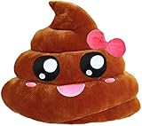 Emoji Words Fluffy Pillow Round 12