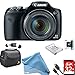 Canon Powershot SX530 HS 16MP Wi-Fi Super-Zoom Digital Camera 50x Optical Zoom Ultimate Bundle Includes Deluxe Camera Bag, 32GB Memory Cards, Extra Battery, Tripod, Card Reader, HDMI Cable & More