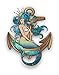 Vinyl Junkie Graphics Mermaid Anchor car Truck Graphic Custom Sticker Laptop Decal
