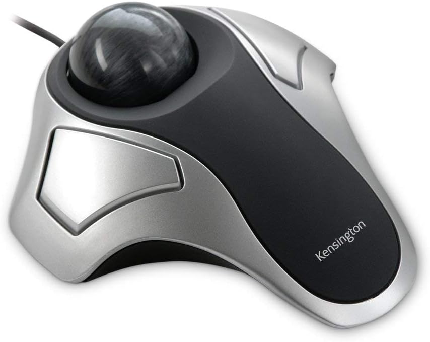 Kensington Orbit Trackball Wired Ambidextrous Optical 40mm Ball Space Grey