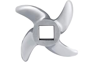 Vvikizy Stainless Steel Meat Grinder Blades, Replacement Mincer Knife Accessory with Sharply Durable Design, for Grinding Mea