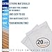 C&Berg 20 pack Pool Skimmer Socks Filter Savers for Baskets and Skimmers - Ultrafine Mesh Material to Protect Your Basket Filters, Removes Debris, Leaves, Oil, Pollen, Bugs, Scum
