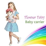 Angel Shine Flower Fairy Baby Doll Carrier (Pink Flower)