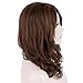 KeeWig Synthetic Auburn Wig Medium Length Wavy Piano Color Blend Light and Dark Auburn and Strawberry Blonde JENNY #P27/30/33