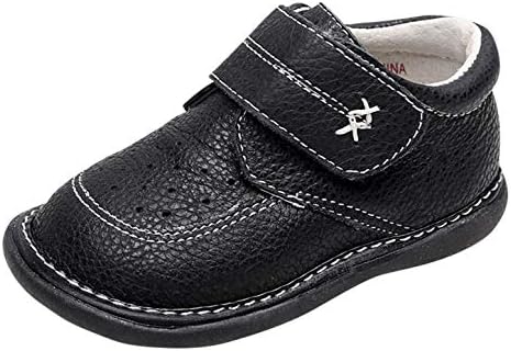 Lukis Baby Boys Genuine Leather Shoes Prewalkers Breathable Anti Slip Party Birthday Soft Leather First Walking Shoes with Sounds