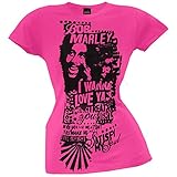 Bob Marley - Wanna Love Ya Juniors T-Shirt