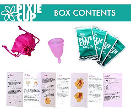 (Small) Ranked 1 for Most Comfortable Menstrual Cup and Better Removal Stem Than All Other Brands - Every Cup Purchased One is Given to a Woman in Need!
