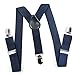 ELENKER Suspenders for Baby Boys, Adjustable Elastic Y Back Clip Solid Color