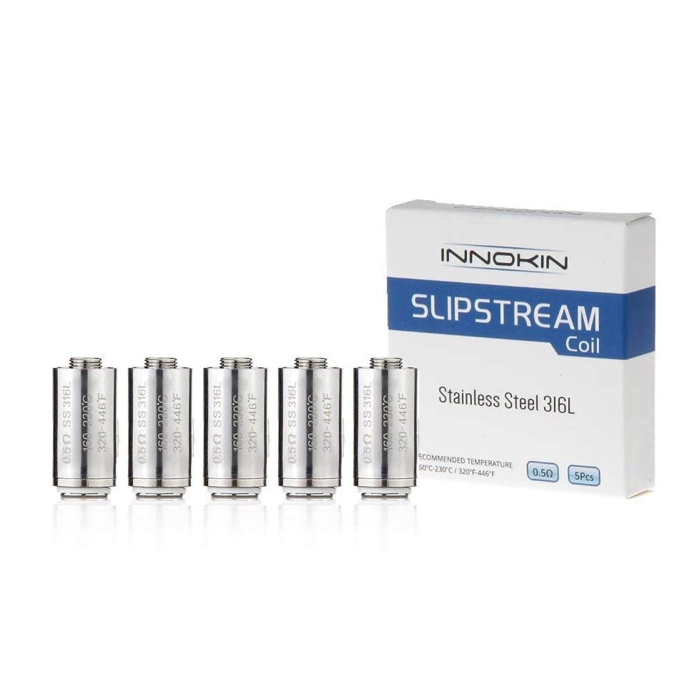 Authentic Slipstream Tank Clearomizer Replacement Coil Head (5-Pack) 0.5ohm