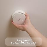WISUALARM Smoke Alarm 10-Year Battery EN14604 Cert Fire Alarm with Test Silence view 3