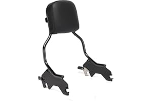 MoKitDora Sissy Bar 16" Passenger Detachable Backrest for 2018-later Softail Sport Glide FLSB Low Rider FXLR FXLRS FXLRST FXRST Models, Black