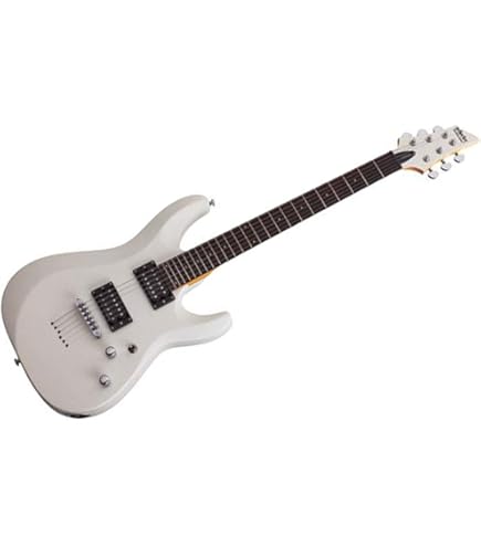 SCHECTER ( シェクター) C-6 FR DELUXE SWHT ギター Amazon.com: Schecter C-6 FR DELUXE Satin Black Solid-Body