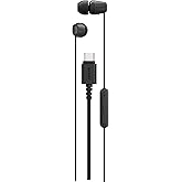 Sony IER-EX15C USB-C Plug, Wired in-Ear Headphones for iPhone and Android Phones, with Built-in Multi-Function Button, Volume and Mic Control, Supports USB Audio Class 1.0 Devices, Black