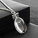Iumer Natural Dandelion Chain Double - sided Gem Glass Ball Necklace