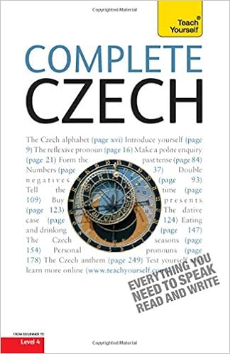 Teach Yourself Complete Czech From Beginner To Intermediate Level 4 Czech And English Edition Short David 9780071767088 Amazon Com Books