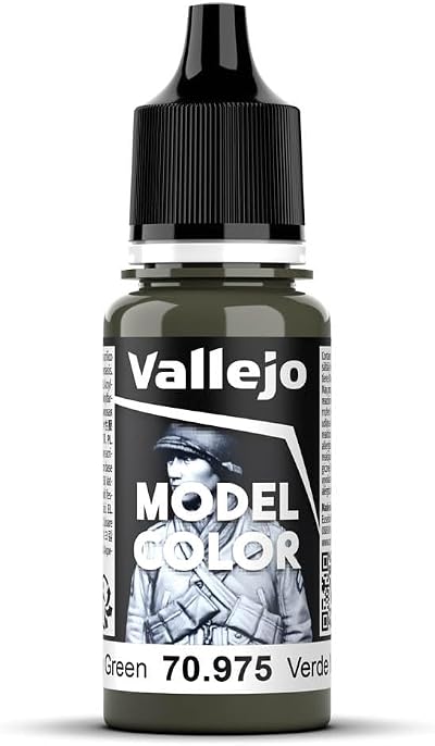 Vallejo Model Color Military Green 18 ml Self-Leveling Acrylic Paint