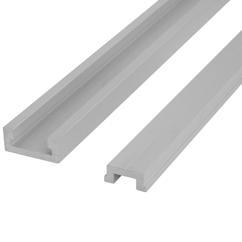 48" ALUMINUM MITER TTRACK WITH MITER T BAR by Peachtree Woodworking