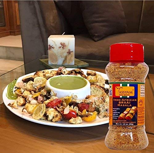 BRAAI Indo African Seasoning 80g (2.82 oz)g, Dispenser Bottle by Tassyam