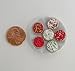 1:12 Scale Christmas Round Sugar Cookies Dessert Dollhouse Miniature Doll Food Fairy Garden Dinner Lunch Meal Dessert