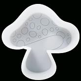 【300+ Design Optional】 Fuehbur Mushroom Car Freshies Mold - Aroma Bead - Epoxy Resin - Candle Soap Silicone Mould - Medium Size