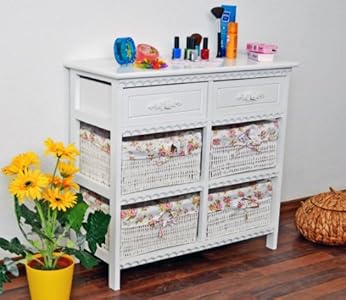ts-ideen Kommode Badschrank Flurschrank Mit 70 Cm Breite In Weiss Mit