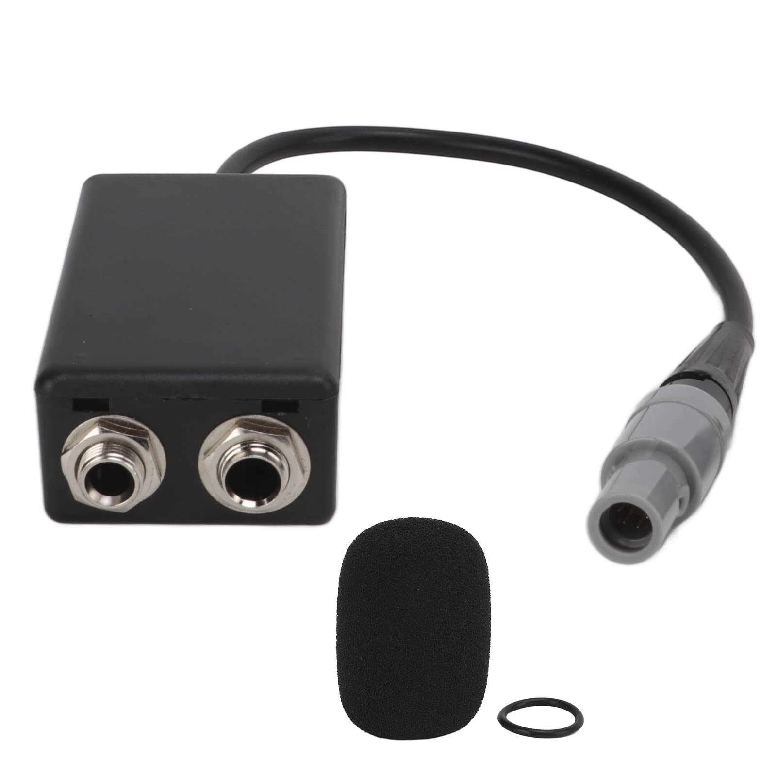 Dioche Aviation Headset Adapter General Aviation Dual for GA Female to for 6‑pin Male Adapter