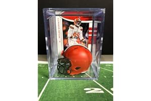 RIDDELL Cleveland Browns NFL Helmet Shadowbox w/Myles Garrett card