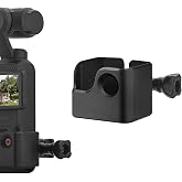 GEEKRIA Camera Extension Adapter Compatible with DJI Osmo Pocket 3, Cold Shoe Mount Camera Extender Frame, Tripod Mount Adapter for Tripod, Bicycle, Backpack Clip, Chest Straps (Black)
