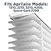 AprilAire 213 Replacement Filter for AprilAire Whole House Air Purifiers - MERV 13, Healthy Home Allergy, 20x25x4 Air Filter (Pack of 4)