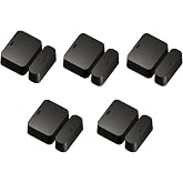 PARTYWONDER 5PCS Entry Sensor Covers Compatible with SimpliSafe (Black)