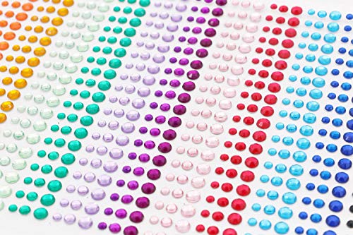 1 Self+Adhesive+Rhinestone+Stickers+Embellishments+Christmas