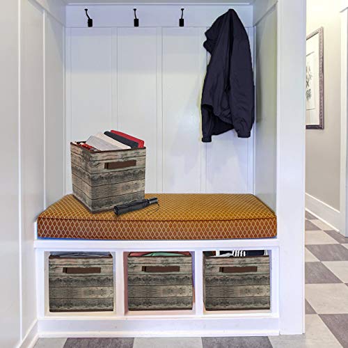 4 Sorbus+Foldable+Storage+Basket+Rustic