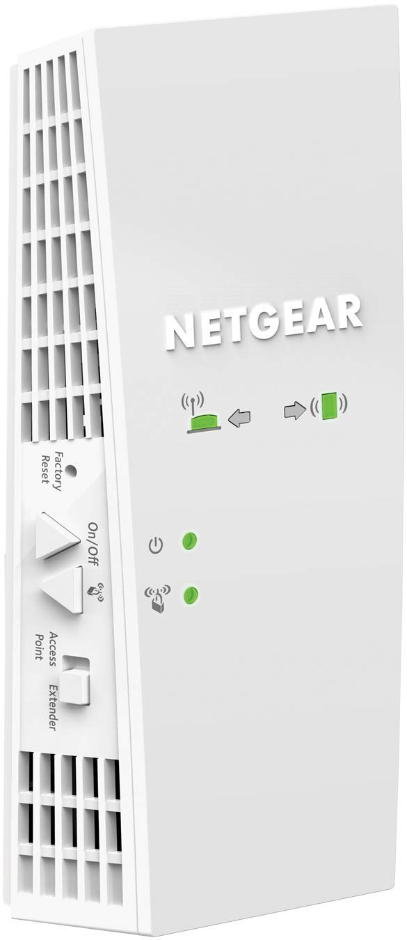 Photo 1 of NETGEAR Wi-Fi Mesh Range Extender EX6250 - Coverage up to 2500 sq.ft. and 25 devices with AC1750 Dual Band Wireless Signal Booster & Repeater (up to 1750Mbps speed), plus Mesh Smart Roaming (Renewed)