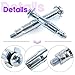 80Pcs Molly Bolt Assortment Kit, Hollow Wall Anchors Perfect for Secure Drywall, Sheetrock and Paneling to Walls or Ceilings - M4×32, M4×60, M5×52, M5×65, M6×52, M6×65 (Assortment Kit)