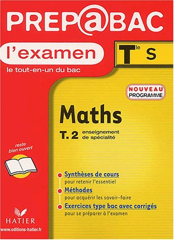 Maths, Tle S