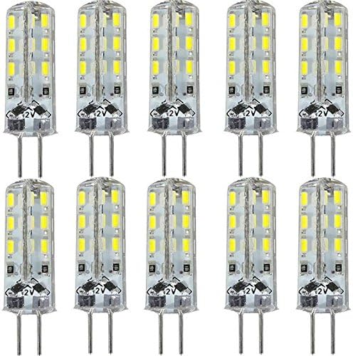 10 PCS 1.5 W LED Bulbs G4 Cool White Light Equivalent Light Beads -OmenTech