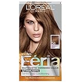 L'Oreal Feria Permanent Haircolor Gel, 58 Bronze Shimmer (Medium Golden Brown) 1 ea