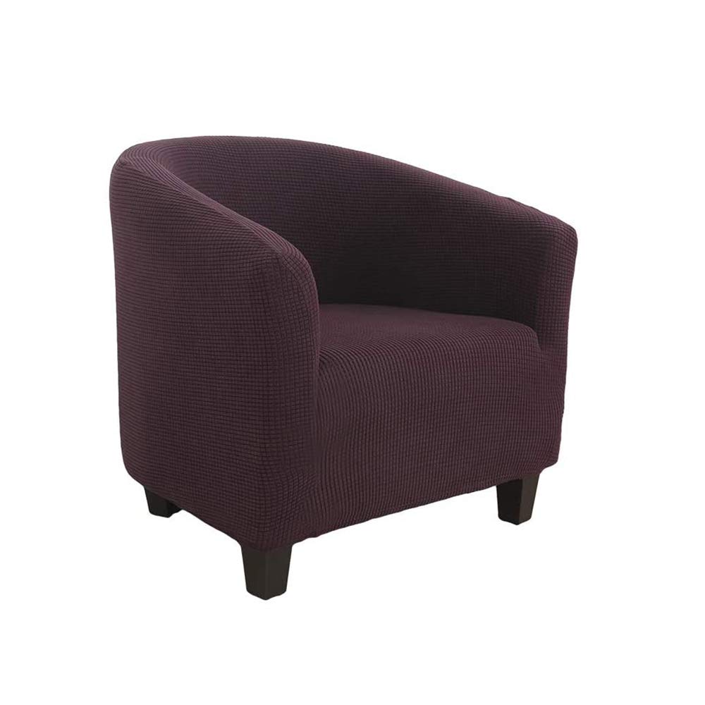 WINS Tub chair covers stretch club chair covers armchair slipcover removable washable covers for tub chairs club chair Brown