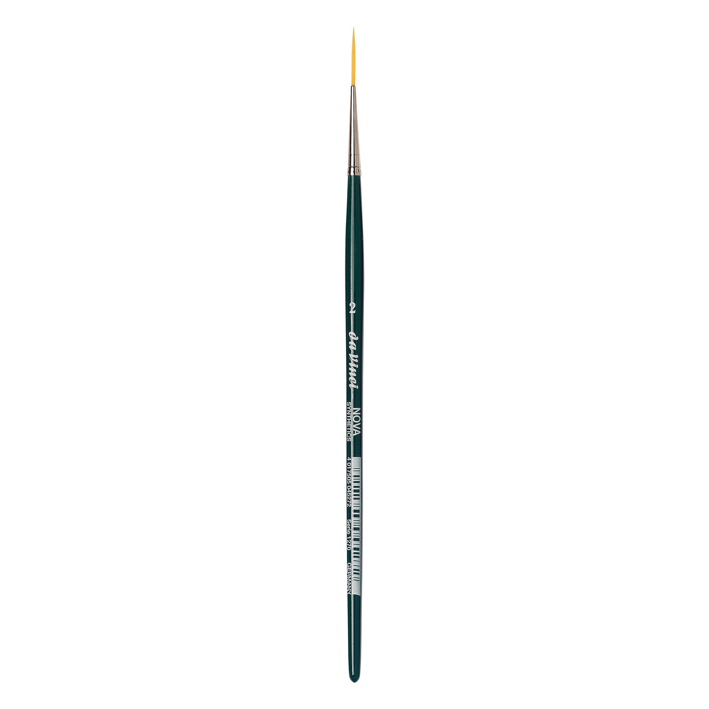 Da Vinci 1270 Series Lettering Brush, Synthetic Fiber, Green, 19.1 x 0.13 x 30 cm