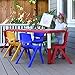 ECR4Kids School Stack Resin Chair, Indoor/Outdoor Plastic Stacking Chairs for Kids, 10 inch Seat Height, Assorted Colors (6-Pack)