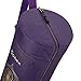 Gonex Yoga Mat Bag, Yoga Mat Carrier Full-Zip Exercise Carry Bag for Women with 2 Multi-Functional Cargo Pockets Extra Wide Adjustable Shoulder Strap, Paisley Purplethumb 3