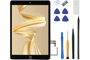 for iPad 5 5th Gen Screen Replacement A1822 A1823 2017 Digitizer 9.7 Inch, for iPad 5th Generation Touch Glass with Home Butt