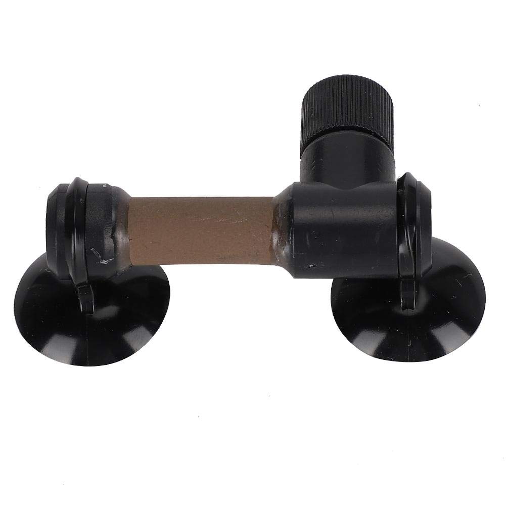 Aquarium CO2 Atomizer, Plastic Black Aquarium Carbon Dioxide Refiner Ceramic Tube Fish Tanks Simple CO2 Atomizer Accessory for Fish Tank Aquarium Equipment