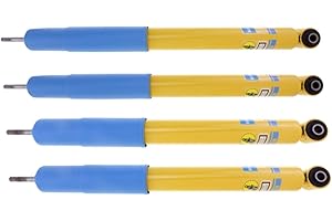 TrendsAuto 4600 Series Set of Front & Rear Monotube Shocks fits 2014-2018 Ram 2500 4WD Without Air Leveling Suspension | Includes TrendsAuto Decal | 24-240390 24-239462