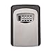 Tekmun Realtor Wall Mount Key Lock Box with 4-Digit Combination Made of Weather Resistant Steel for Indoors or Outdoors Holds up to 5 Keys