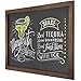 MyGift 36 x 24 Large Chalkboard Sign with Rustic Brown Wood Frame, Hanging Erasbale Menu Board, Wedding and Event Chalkboard Signage