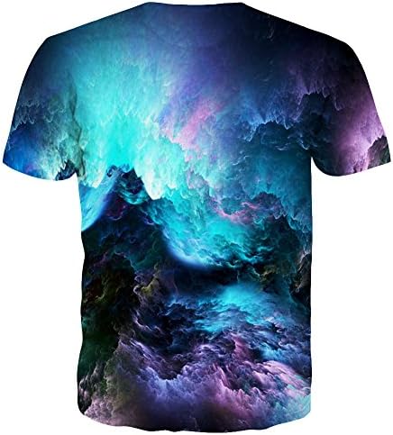 YAJOOEY Unisex Casual 3D Print Short Sleeve T-Shirt Tees