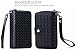 iPhone 6 Plus Wallet Case, Hynice iPhone 6 Plus Wallet Purse Case Leather Zipper Case with credit card slots and Magnetic Detachable Slim Cover for iPhone 6 Plus 5.5