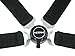 Netami 25-0045 Black 4 Point Cam Lock Seat Belt Harness