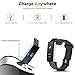 Fitness Tracker, LYOU U5 Activity Tracker: Fitness Watch Smart Bluetooth Wristband with Sleep Monitor and Black Replacement Strap for Android or iOS (Black+blue(strap))